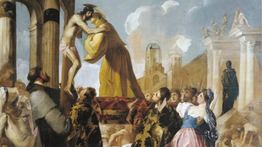 フランチェスコ・マッフェイ《コルドバの奇蹟》1655年（部分）